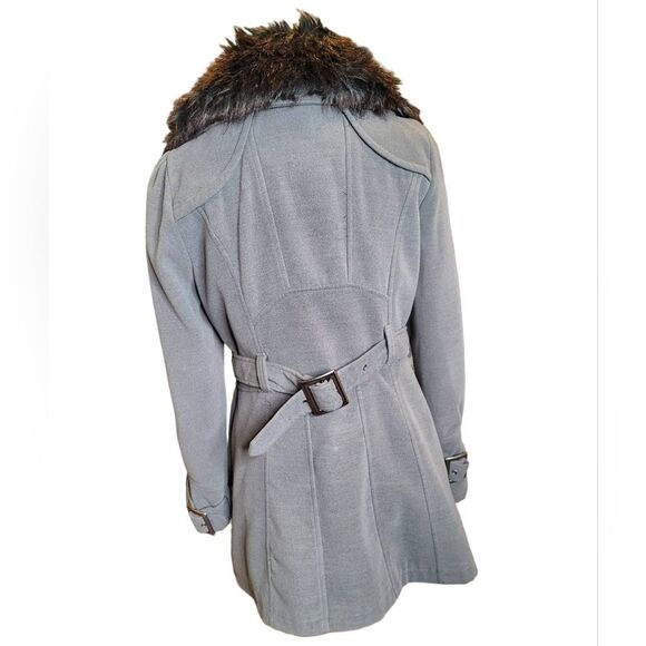 Worthington Double Breasted Shearling Coat- Size M - Picture 4 of 12